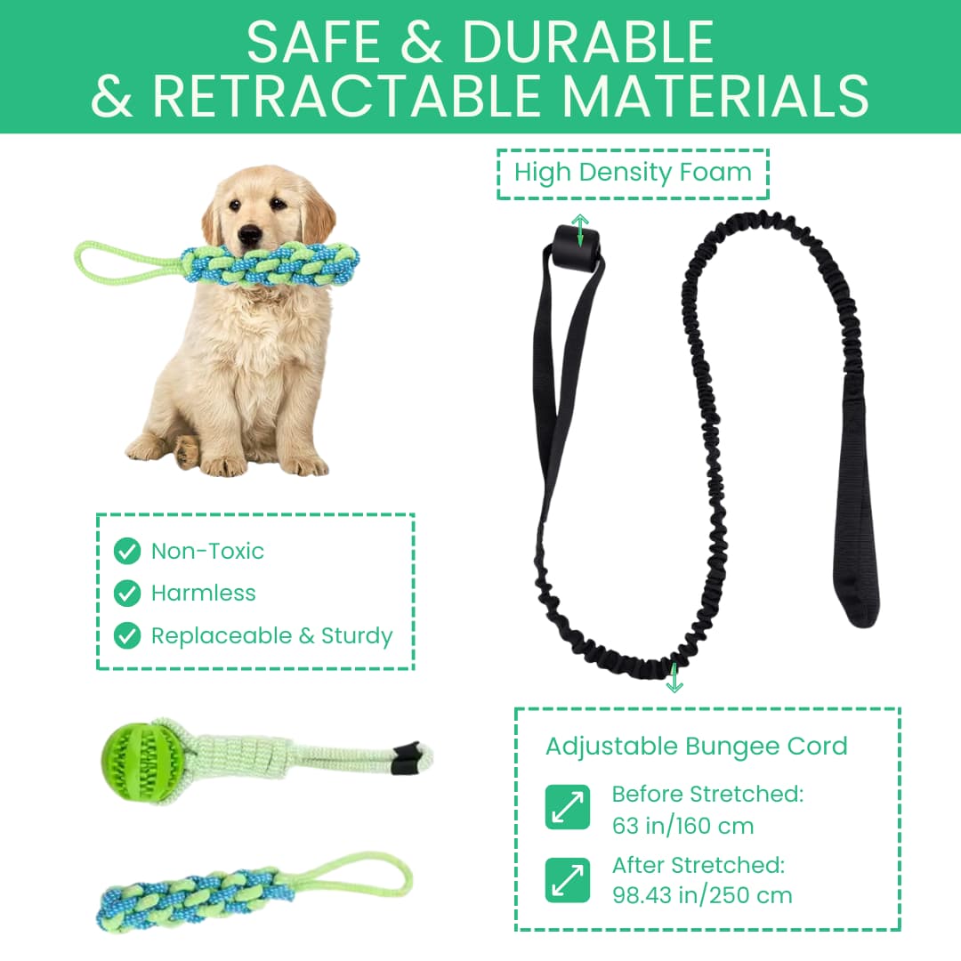 TugTail™ Interactive Spring Toy for Indoor & Outdoor Exercise - Moiasun