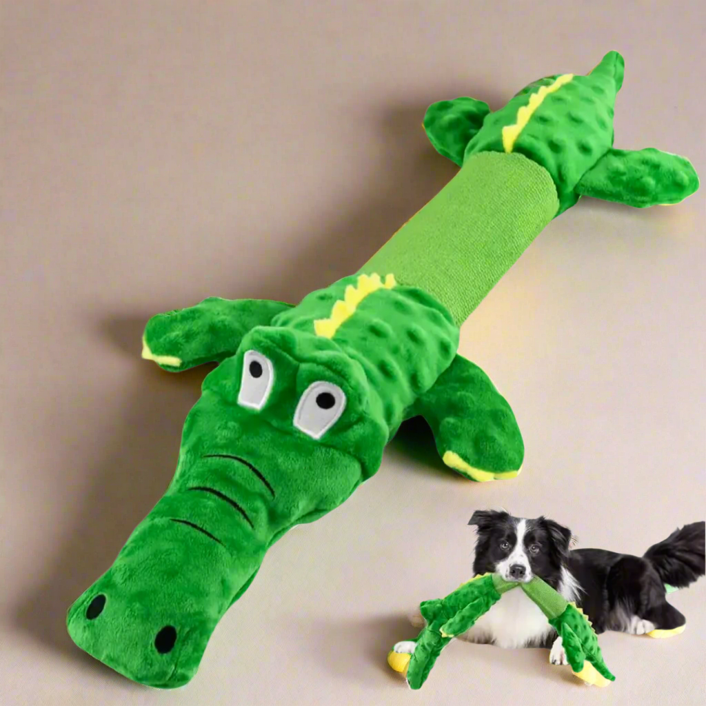 CrocBite™ Tough Squeaky Playmate - MOIASUN