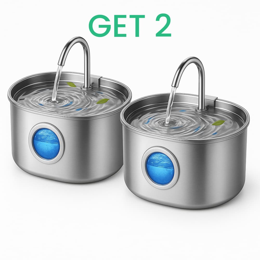 AquaLick™ Automatic Stainless Steel Dog Water fountain - Moiasun