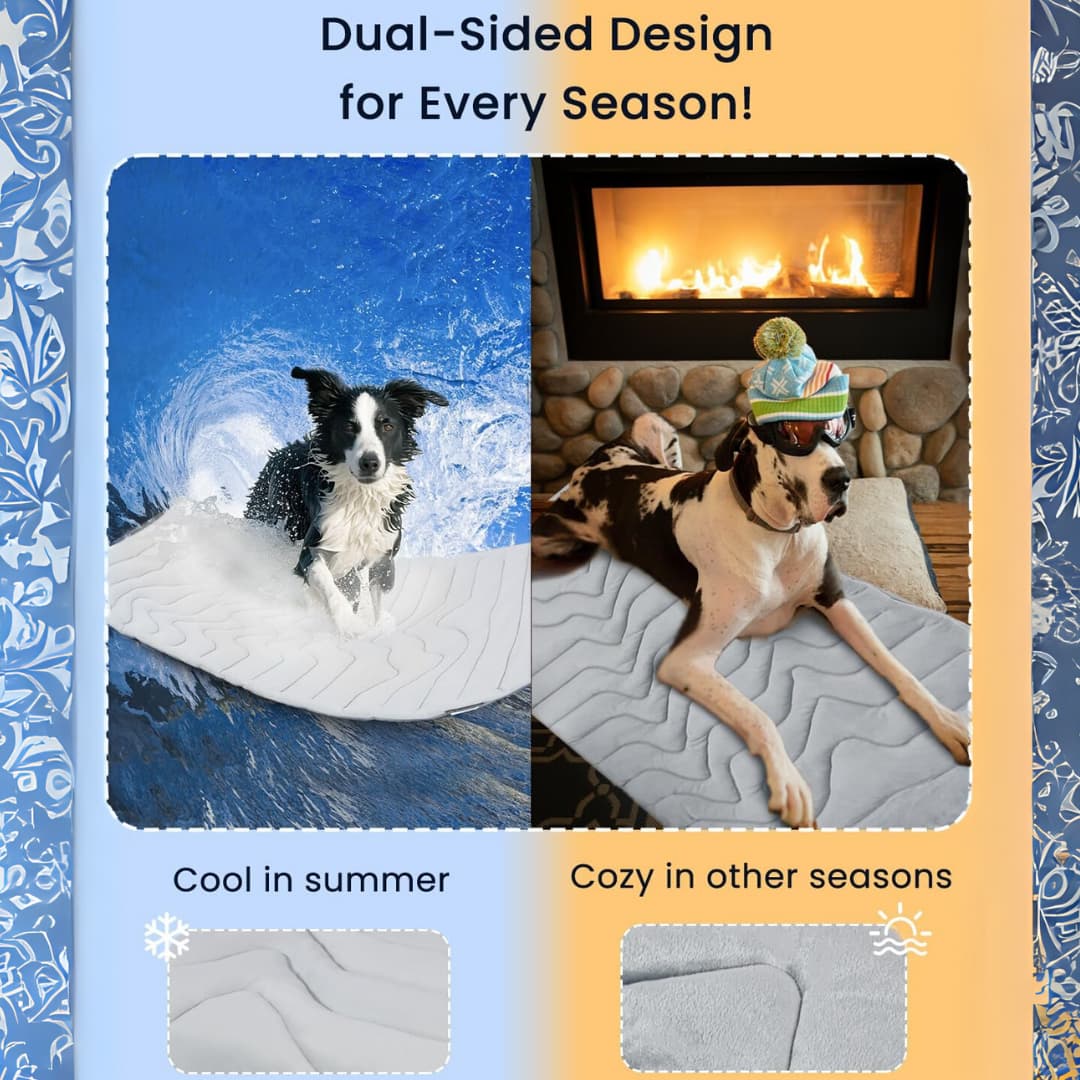 CoolTail™ Chill & Cozy Dog Mat
