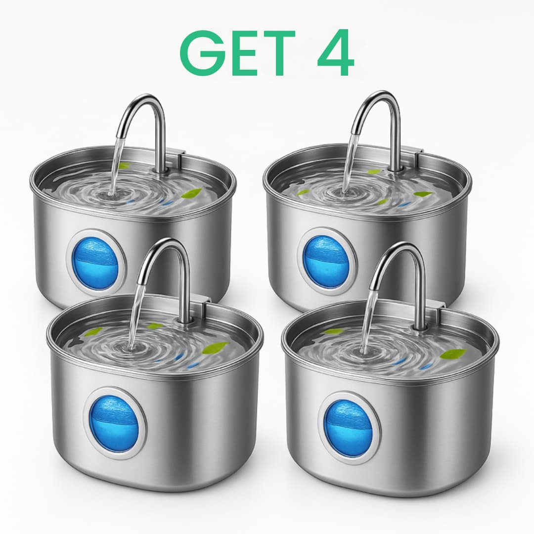 AquaLick™ Automatic Stainless Steel Dog Water fountain - Moiasun