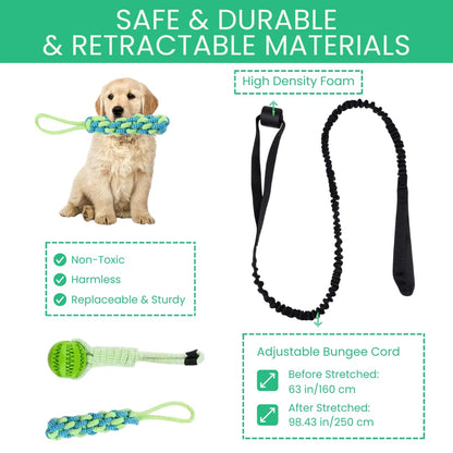 TugTail™ Interactive Spring Toy for Indoor & Outdoor Exercise - Moiasun