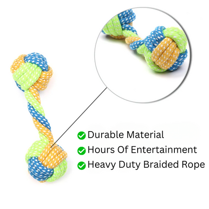 Playful Pup Rope Set : Fetch and Tug Rope Set - MOIASUN